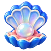 Muschel mit Perle